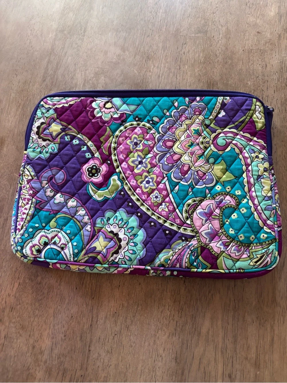 Vera Bradley Quilted Paisley Tablet Bag - Picture 2 of 3